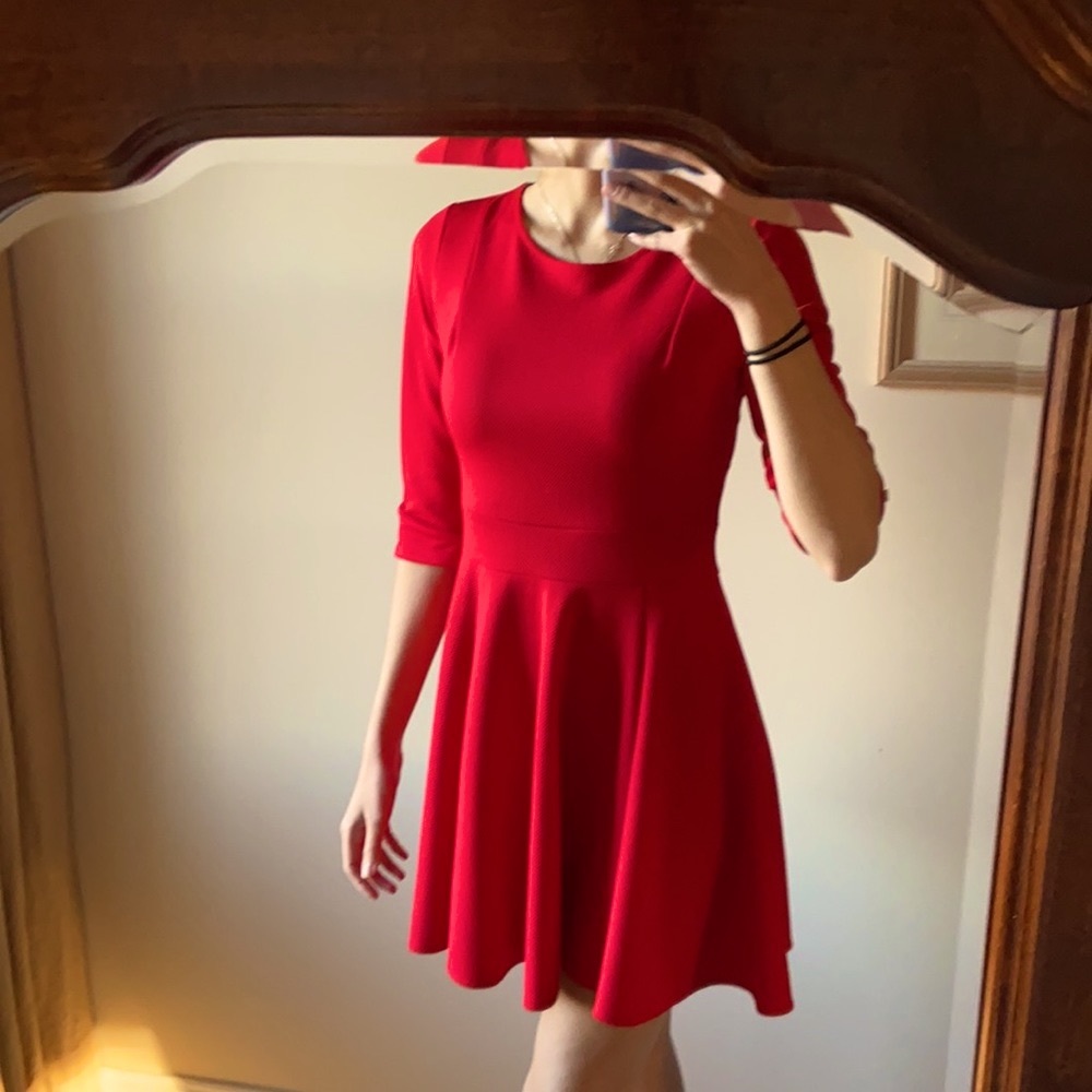 Red dress